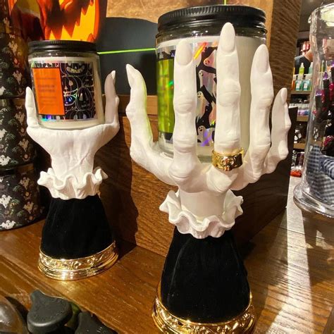 Step up Your Candle Game with a Chic Candle Display Stand for Your Witch Hand Candle Holder